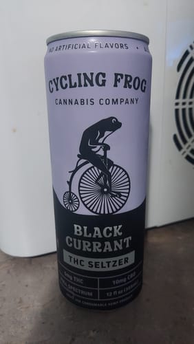 Customer photo review of THC Seltzer Giveaway - Black Currant