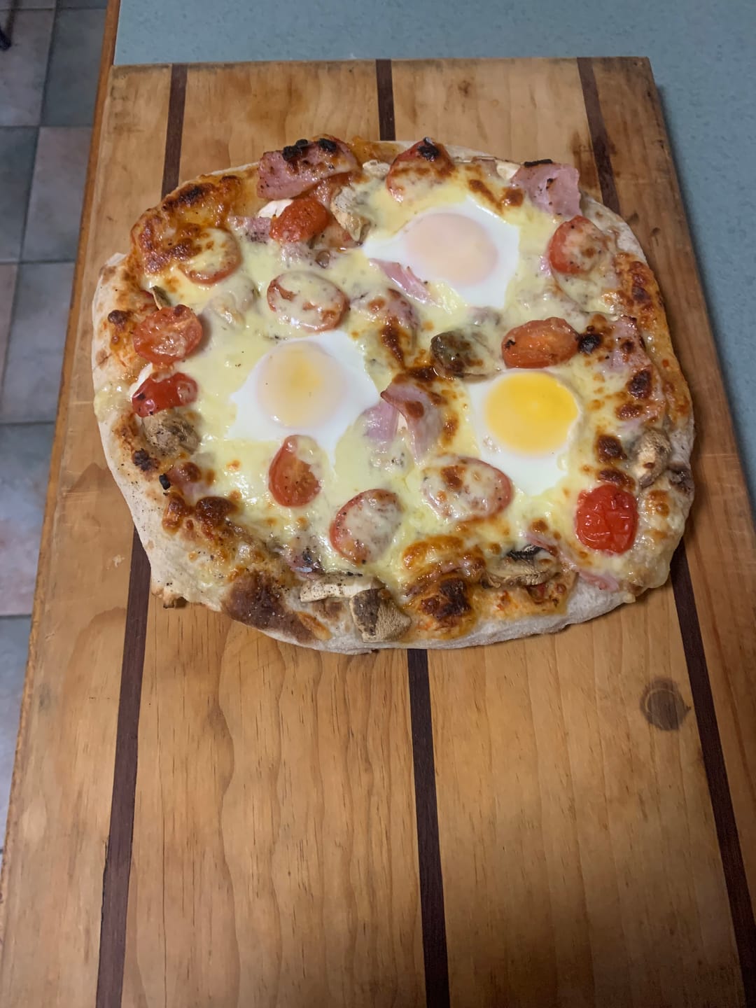 Customer photo review of Lightly-Sauced Pizza Base