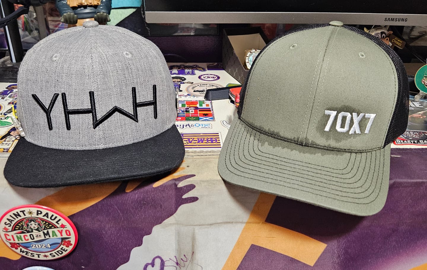 Customer photo review of YHWH - Heather Gray SB (Product of Grace Series)