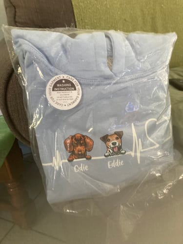 Customer photo review of HEARTBEAT HOODIE (Unisex)
