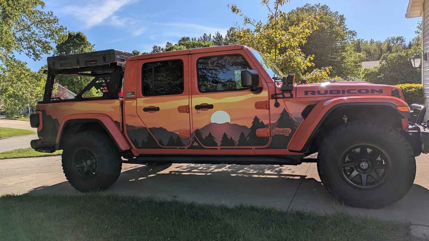 Customer photo review of MEK Removable Trail Armor: JT
