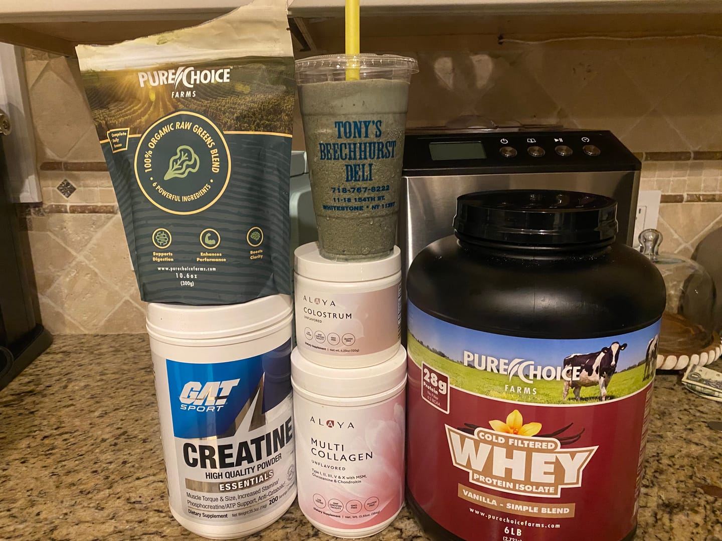 Customer photo review of Organic Powdered Superfood Greens