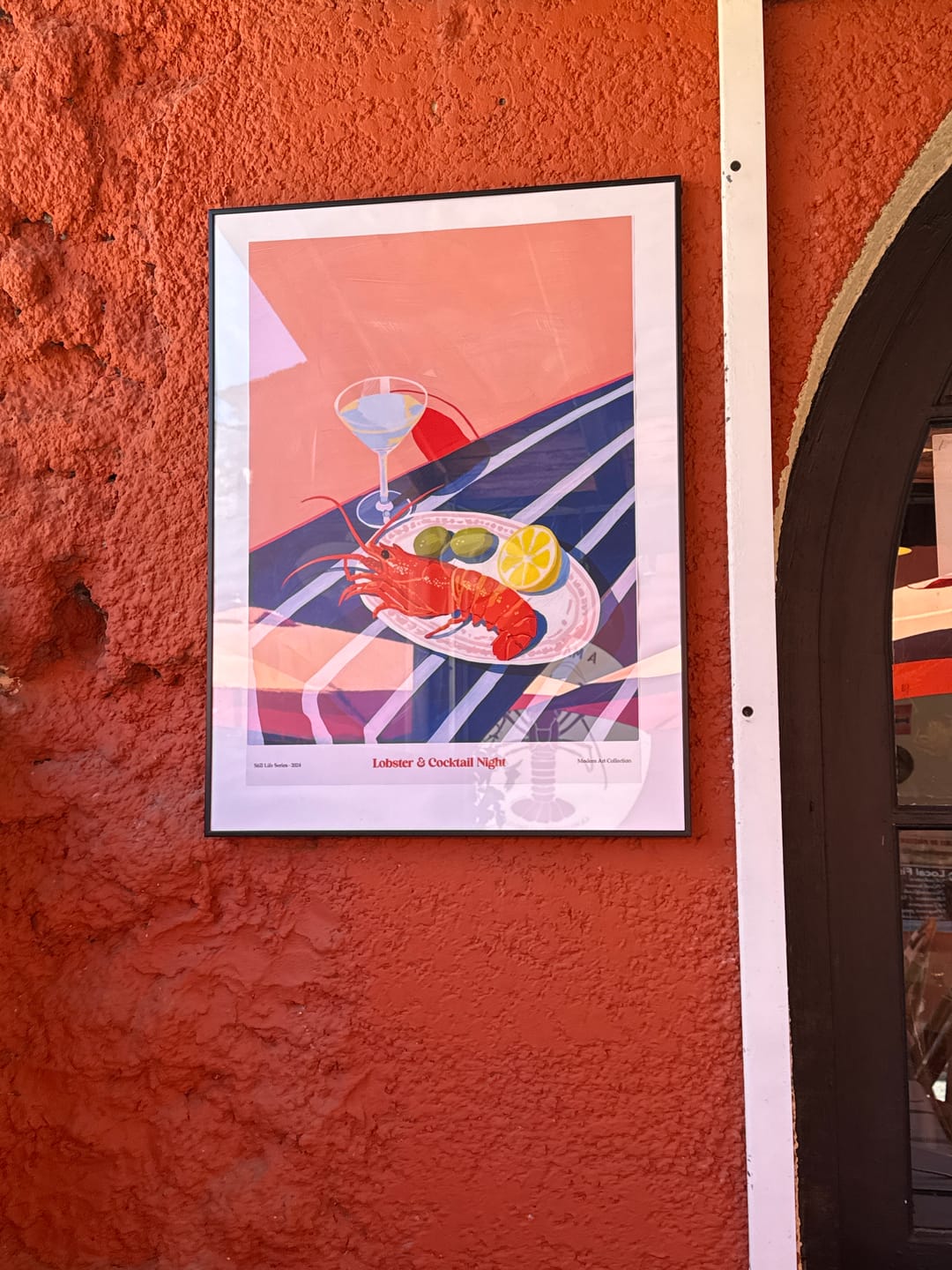 Customer photo review of Affiche Et Tableau Cuisine Lobster And Cocktail Night