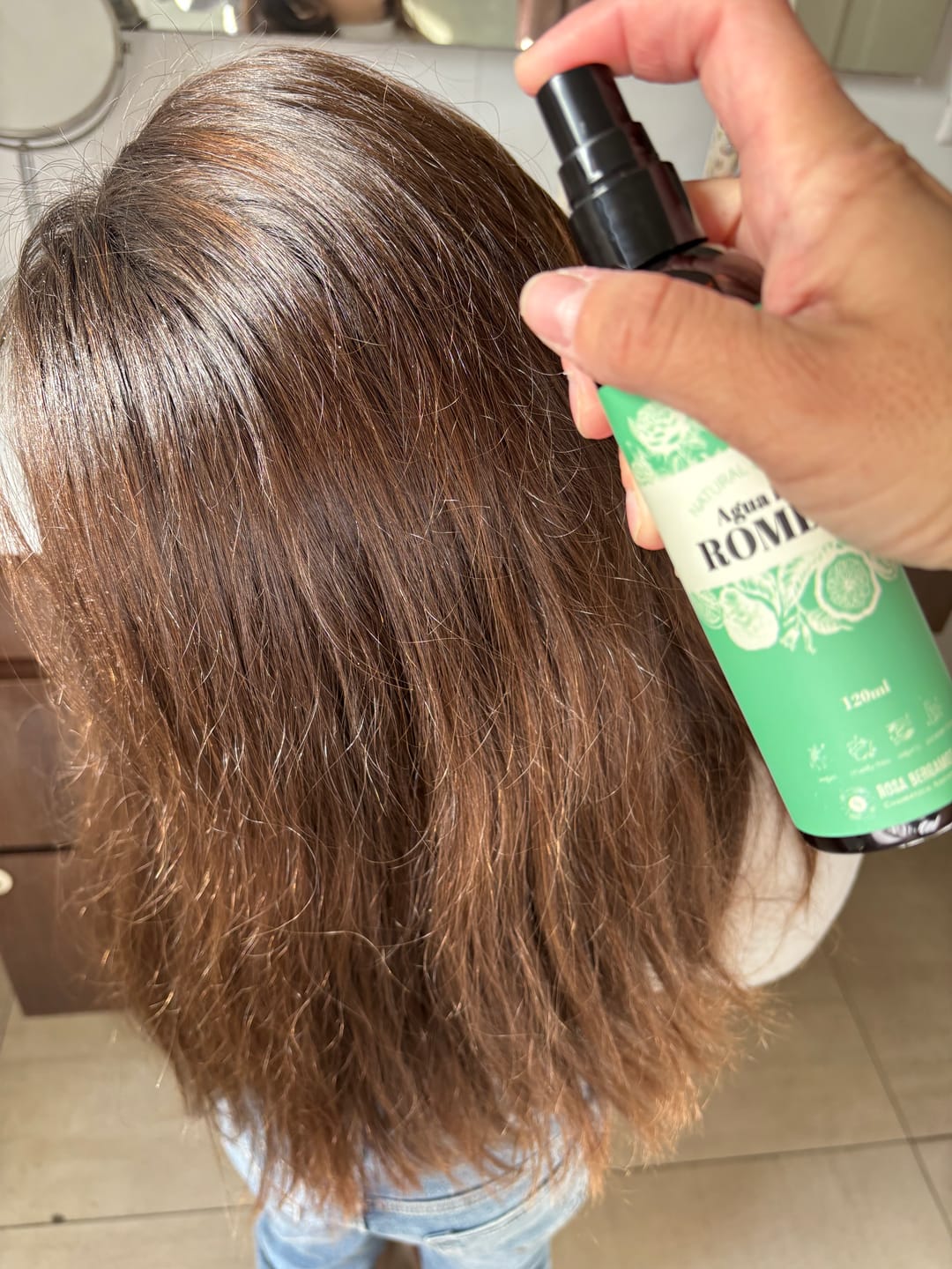 Customer photo review of Agua Floral de Romero