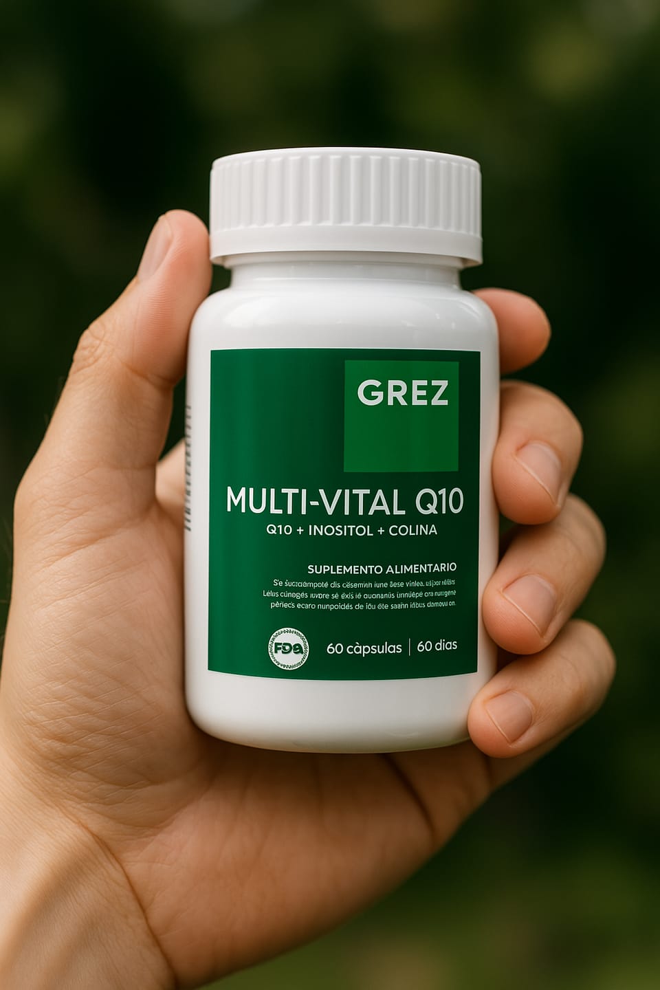 Customer photo review of MULTI-VITAL Q10 - Vitaminas + Q10 + Inositol + Colina - 30 cápsulas