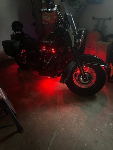 Customer photo review of Easy Install Moto LED Light Kit