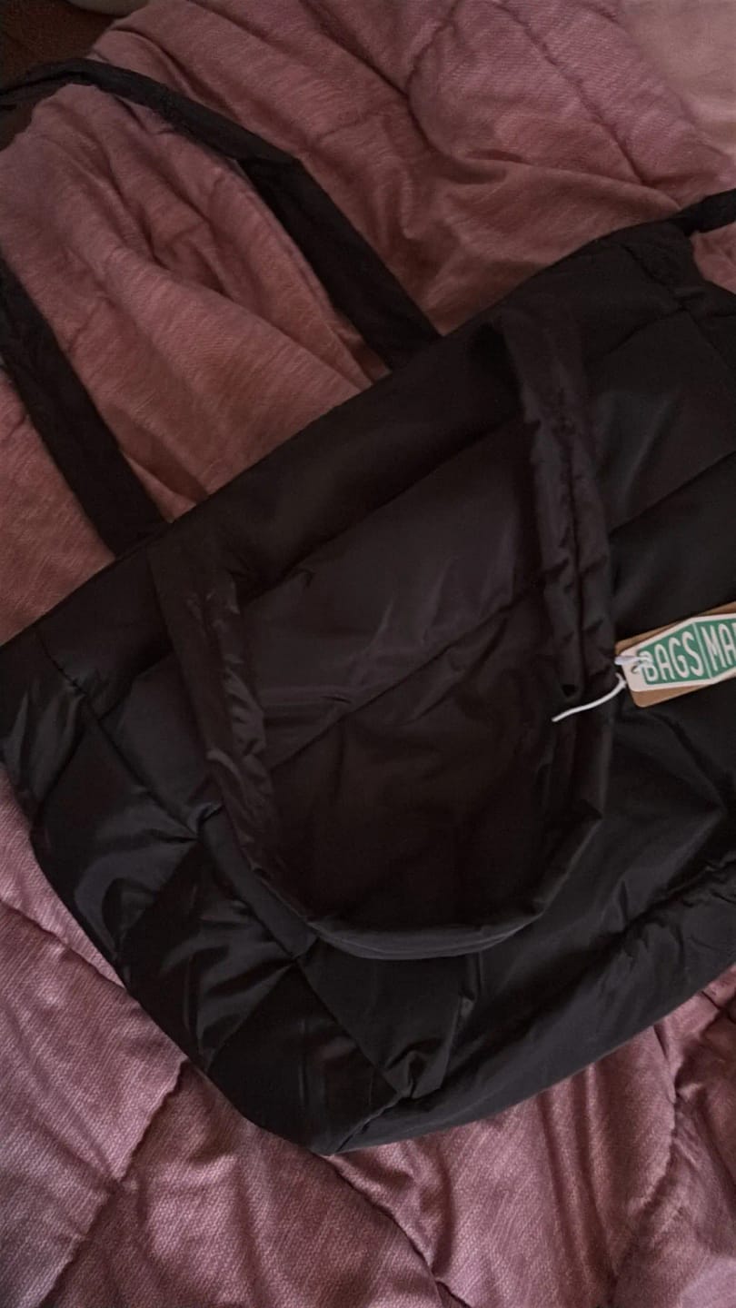 Customer photo review of Alex Puffer Tote Bag