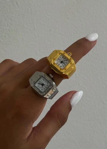 Customer photo review of SANTOS RING | GOLD WHITE