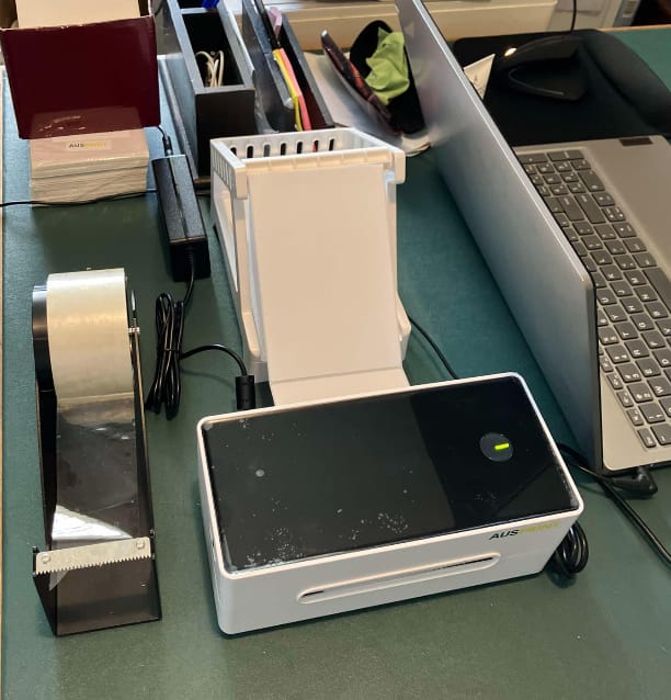 Customer photo review of AUSPRINT Thermal Label Printer (203DPI)