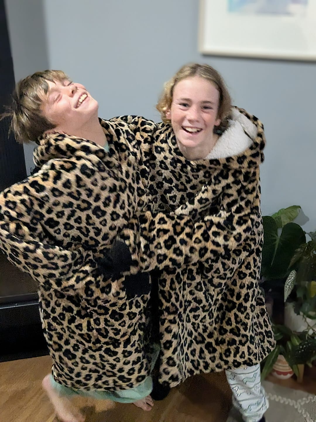 Customer photo review of Hooded Wearable Blanket
