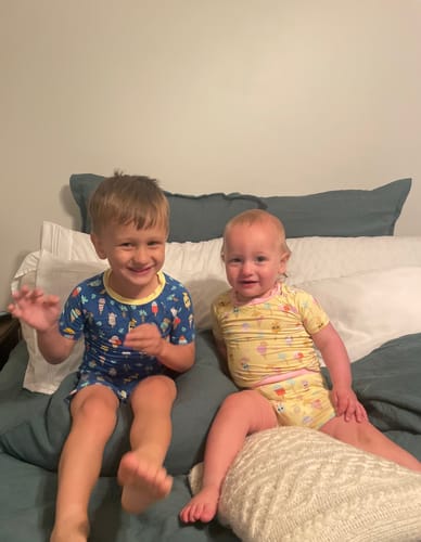 Customer photo review of Ice Cream Dreams Yellow Short Sleeve Sets