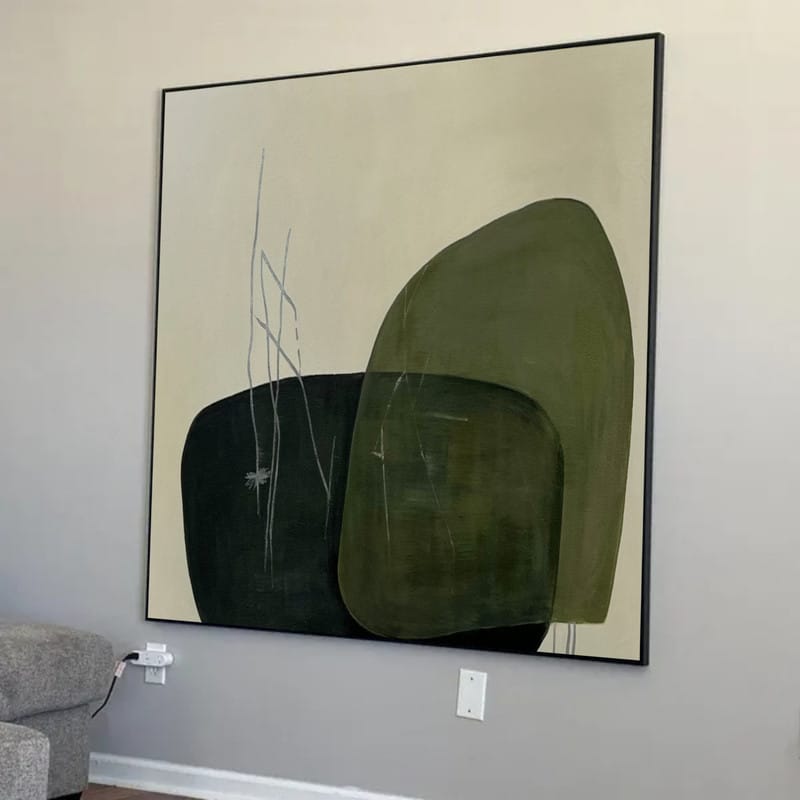 Customer photo review of Abstract Painting Canvas #AP185