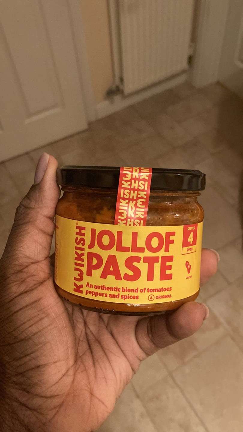 Customer photo review of Kwikish Jollof Paste