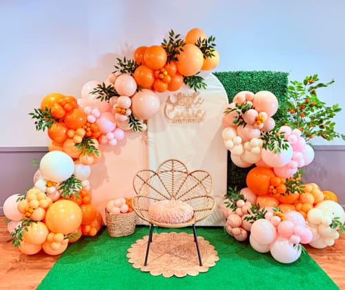 Customer photo review of 3x6ft Chiara Arched Backdrop Frame Custom Arched Wall Backdrop Cover for Party Decoration