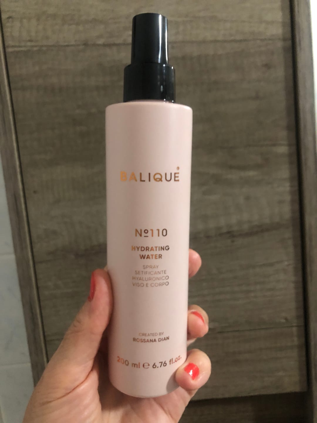 Customer photo review of N°110 - HYDRATING WATER - Spray setificante