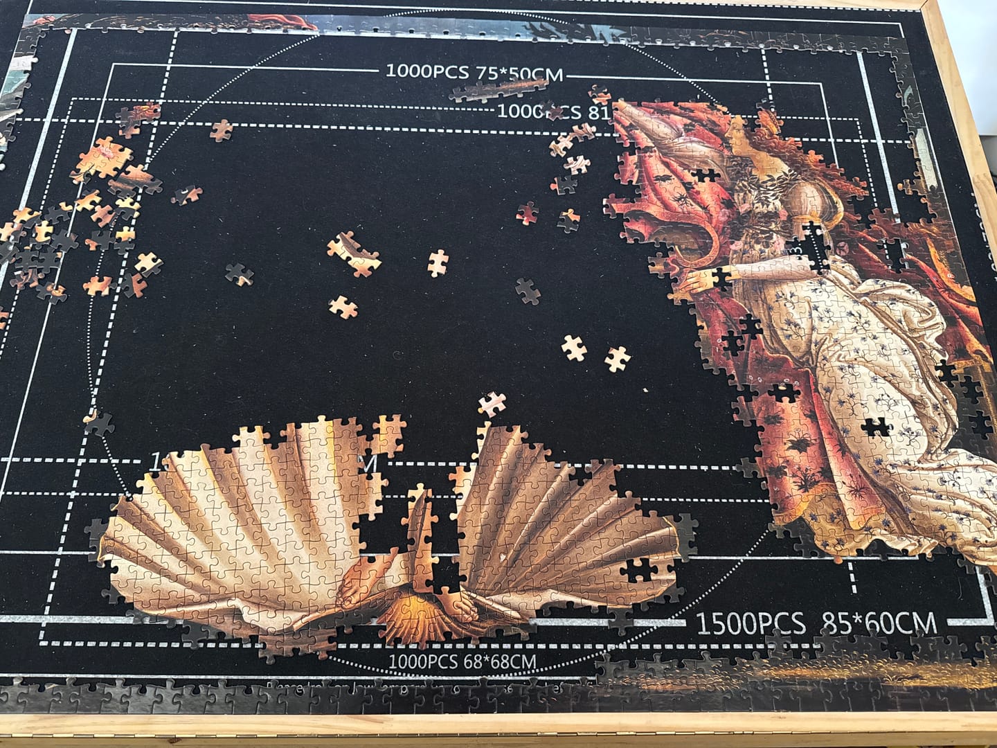 Customer photo review of Puzzle 2000 Piezas - The Birth of Venus by Sandro Botticelli