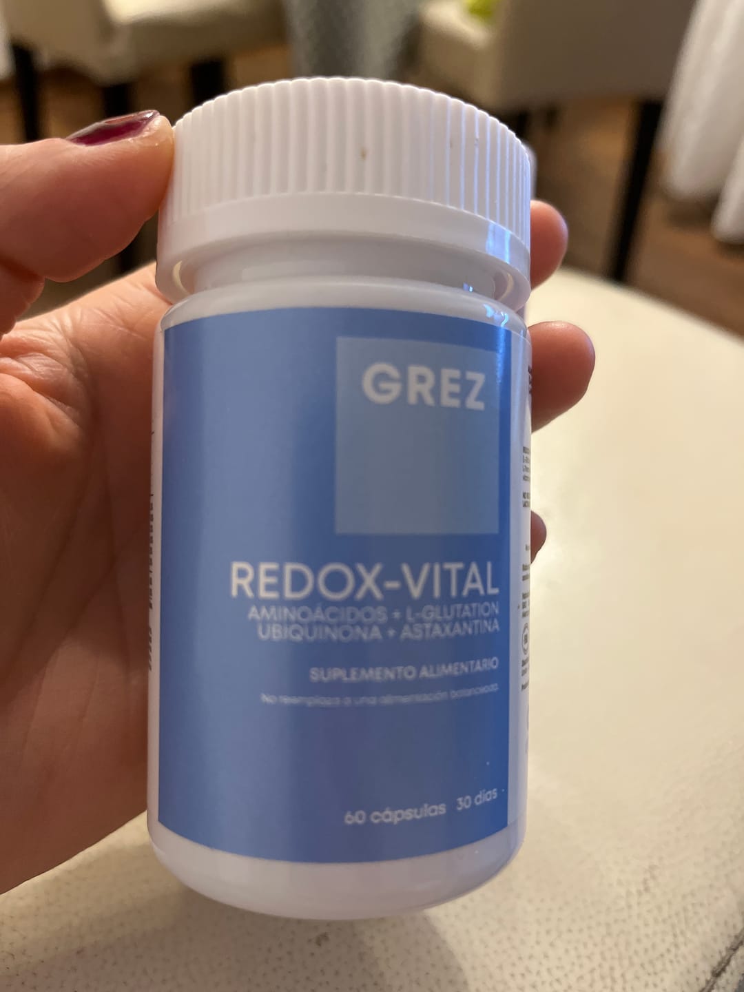 Customer photo review of REDOX-VITAL - Aminoácidos, L-glutation, vitaminas y minerales
