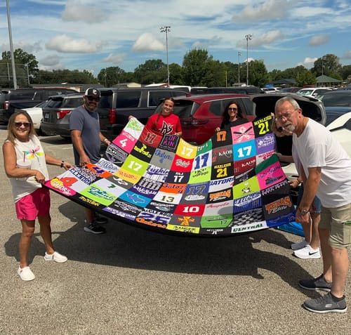 Customer photo review of Project Repat T-Shirt Quilt
