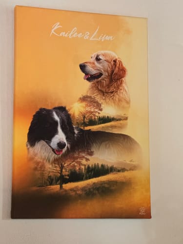 Customer photo review of Öl Pawtrait