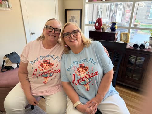 Customer photo review of Day Drinkin' For America Tee