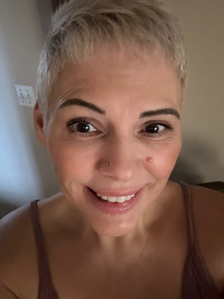 Customer photo review of Painless Facial Hair Removal Cream