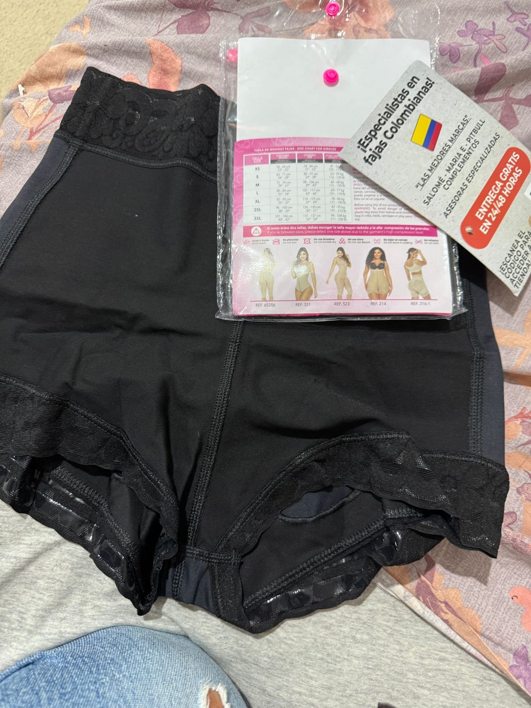 Customer photo review of FAJA SALOME- PANTY LEVANTACOLA INVISIBLE ENCAJE SILICONADO