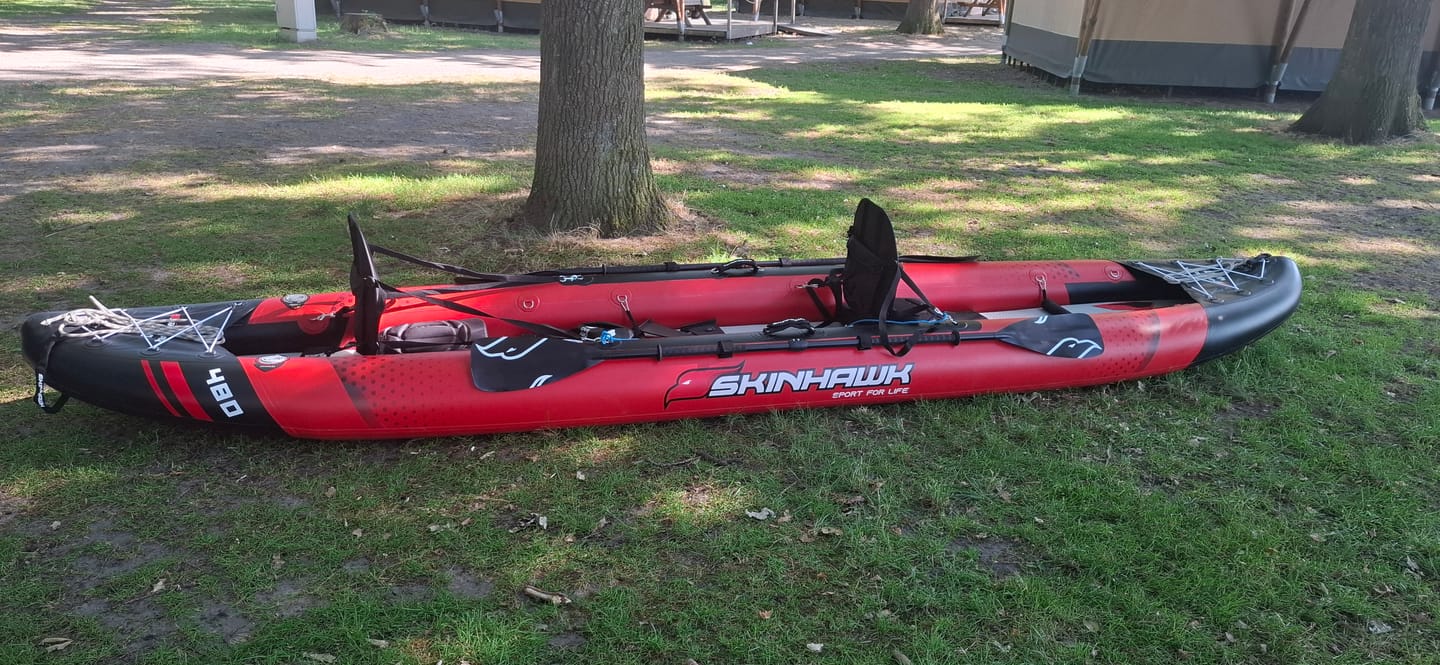 Customer photo review of SKINHAWK EXCLUSIV DREIER KAJAK 480CM X 96CM ROT