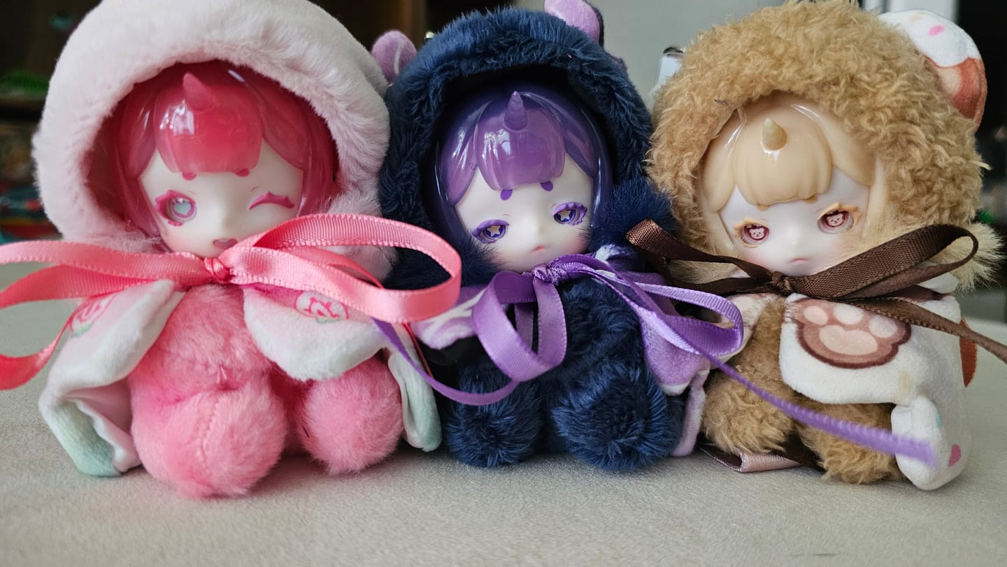 Customer photo review of Antu Cute Petite Series Plush Blind Box