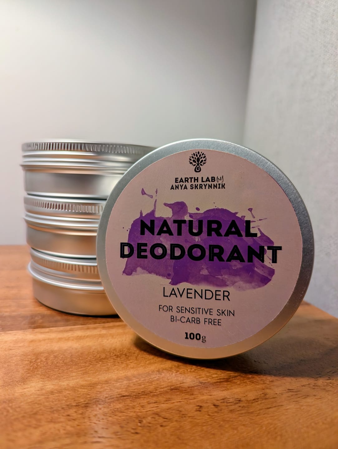Customer photo review of Lavender Natural Deodorant Bicarb Free 100G