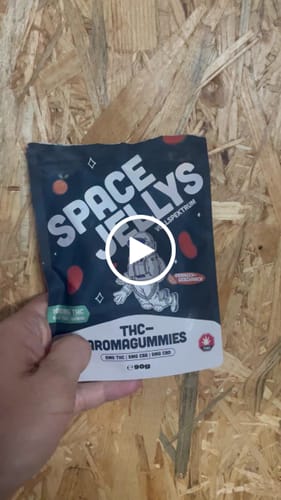 Customer video review of THC Spacejellies Vollspektrum | 100mg THC | 20 Stk.
