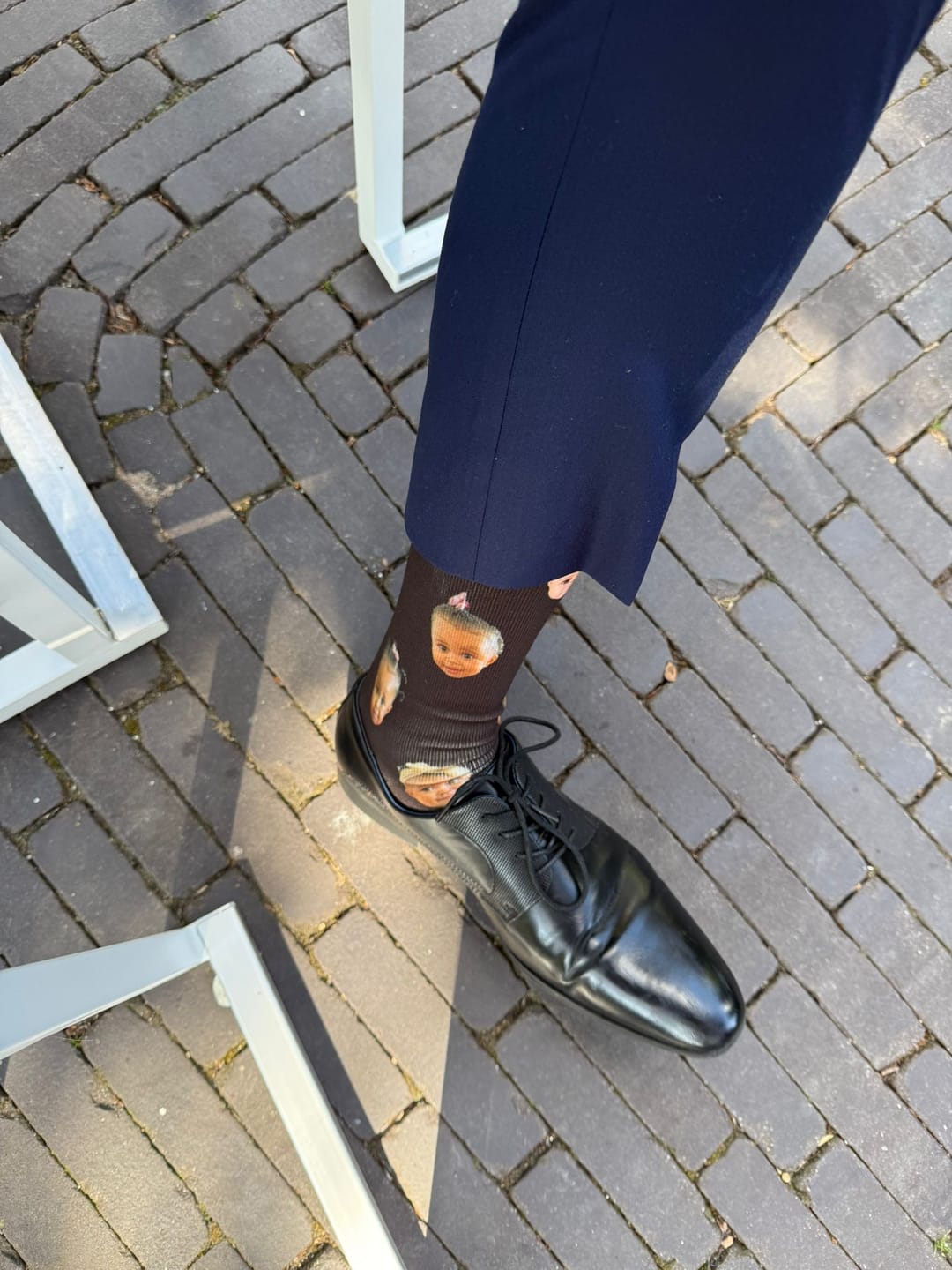 Customer photo review of FaceSock® | Gepersonaliseerde Sokken Met Foto