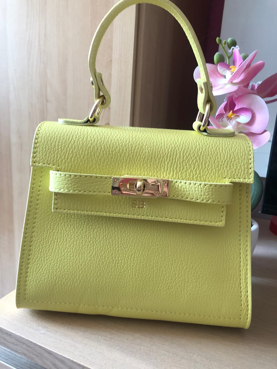 Customer photo review of Polly Top Handle Bag