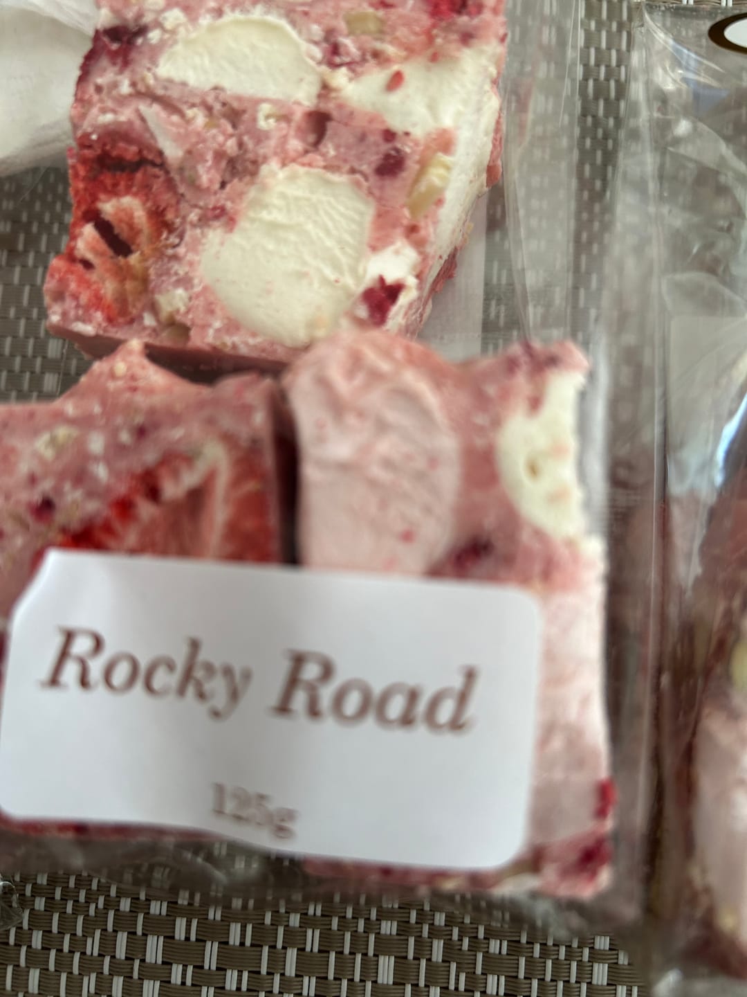 Customer photo review of LIMITED EDITION Pink Blossom Rocky Road 125g