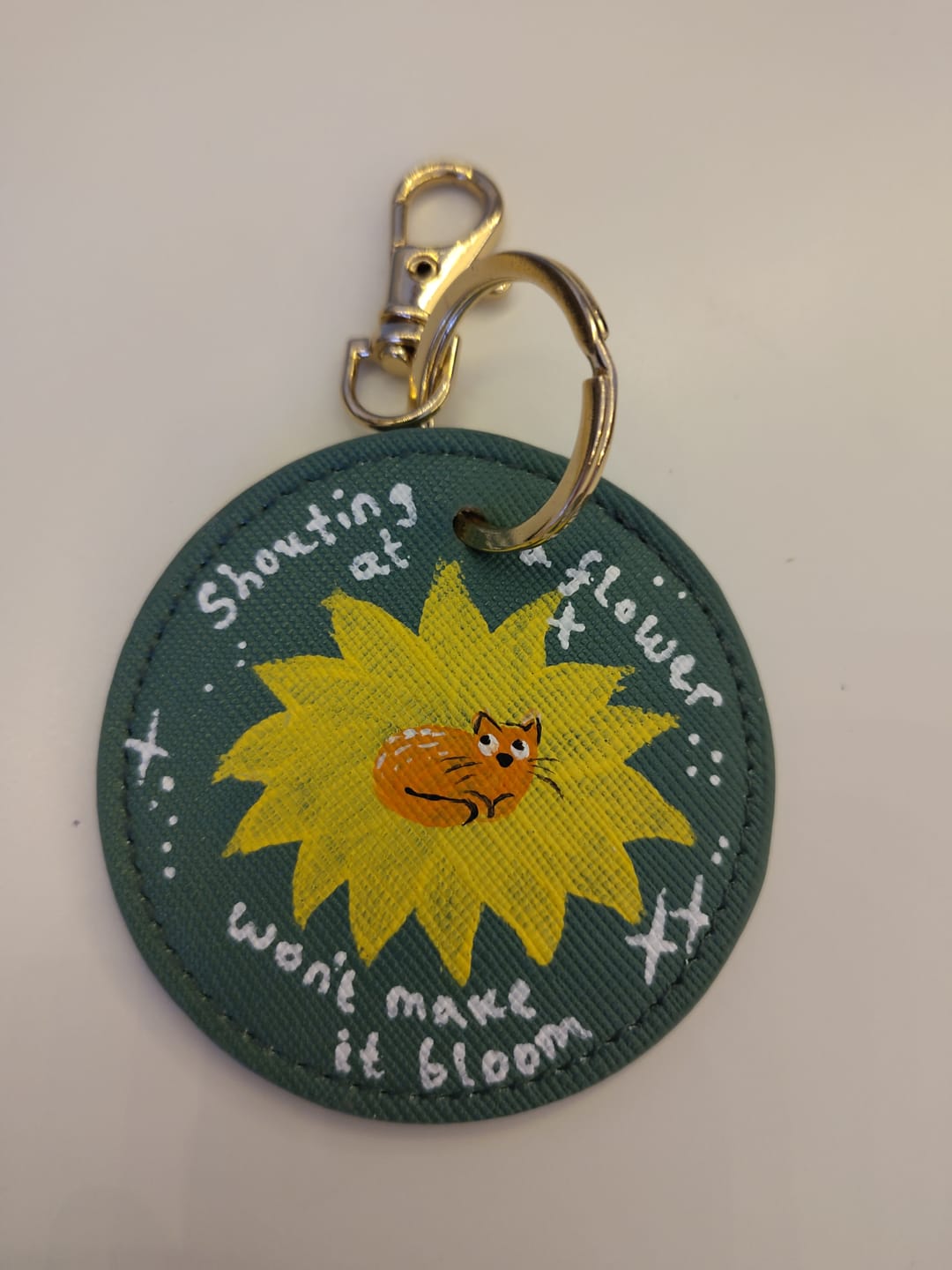 Customer photo review of Shouting at a flower, won’t make it bloom Key clip