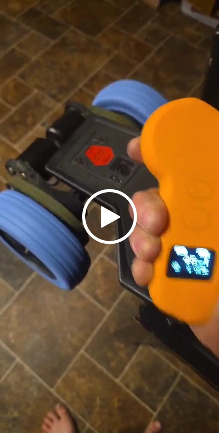 Customer video review of MEEPO 150 x 50 All Terrain Honeycomb Wheels