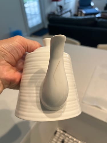 Customer photo review of Belleek Living Ripple Tea for One