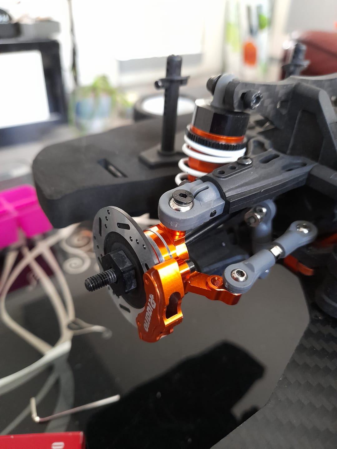 Customer photo review of Front Steering Hub Set For 1/10 Scale On-Road Cars