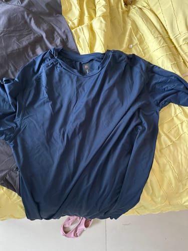 Customer photo review of Training Sport Tee - Navy Blue