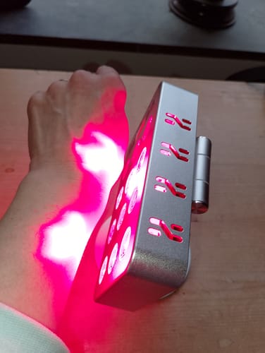 Customer photo review of Target Light 3.0 Handheld Portable Red Light Therapy