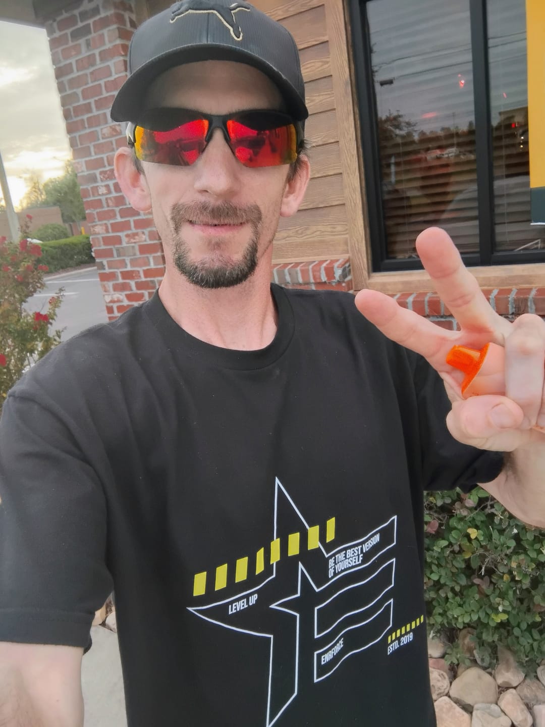 Customer photo review of Level Up Tee