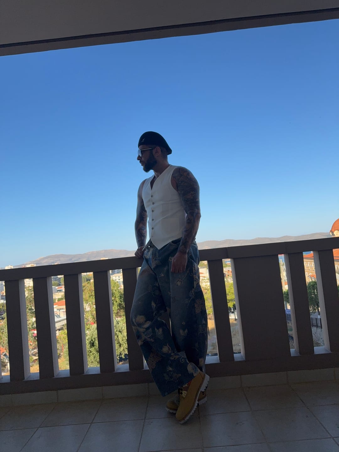 Customer photo review of Aelfric Eden Floral Baggy Jeans