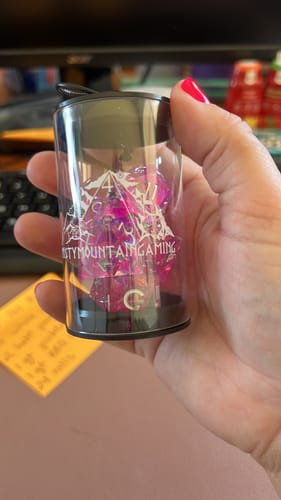 Customer photo review of Mage Armor Sharp-Edged Resin Dice Set