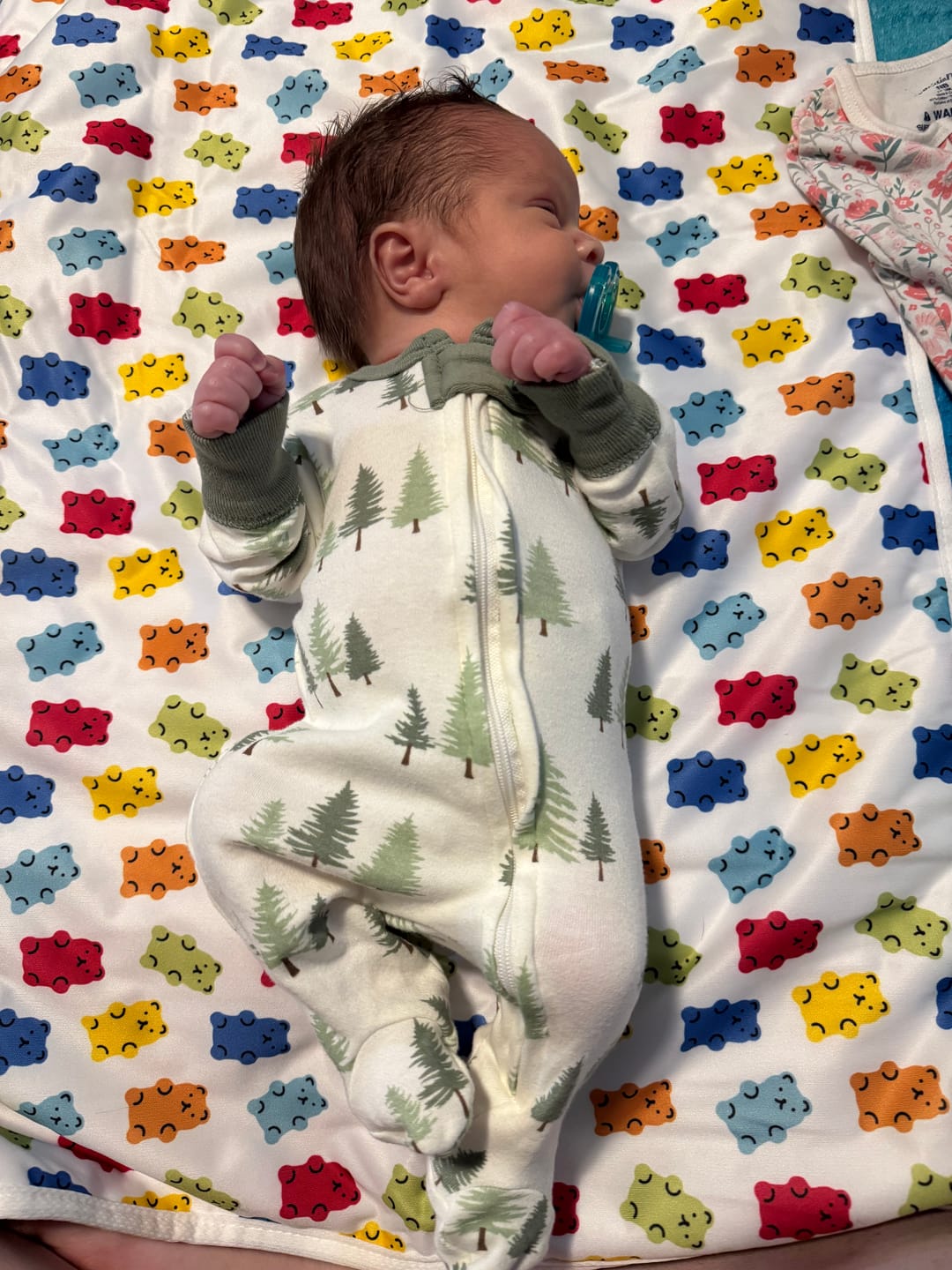 Customer photo review of Ultra-Soft Bamboo Machine Washable and Wipeable Diaper Change Mat