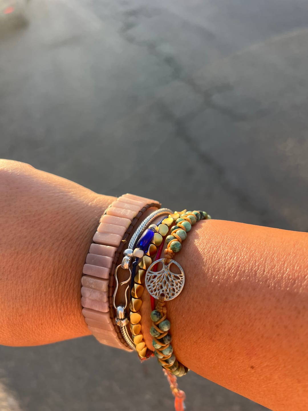 Customer photo review of צמיד טיבטי - שיכוך כאב והגברת בריאות