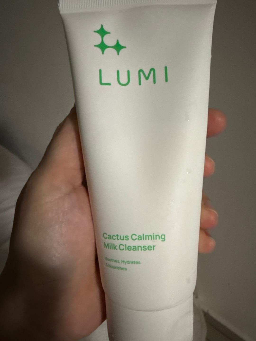 Customer photo review of Cactus Calming Milk Cleanser