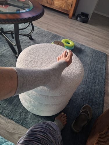 Customer photo review of Premium Anti-Fatigue Bamboo Footsleeves