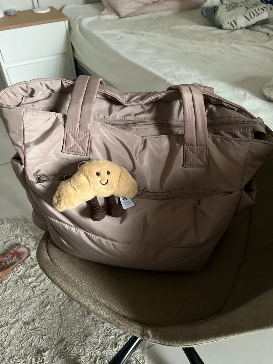 Customer photo review of Alex Puffer Tote Bag