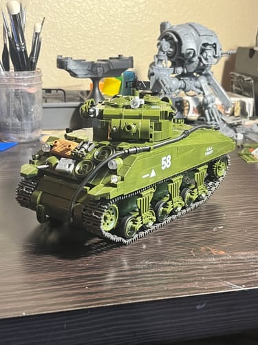 Customer photo review of M4A3 Sherman | 1175 PCS