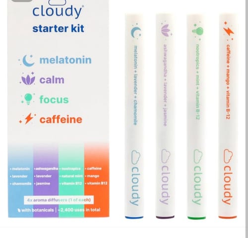 Customer photo review of Cloudy® Starter Kit: All Portable Aroma Diffusers