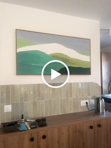 Customer review photo for Plaster Art Texture Painting #TX073